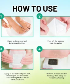 Seurico™ Lymphatic Drainage Revitalizing Foot Patches