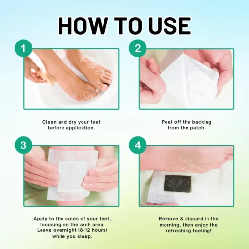 Seurico™ Lymphatic Drainage Revitalizing Foot Patches