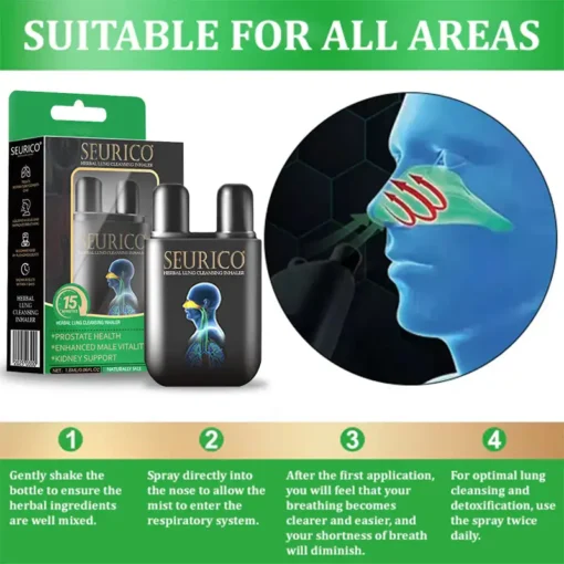 Seurico™ herbal lung cleansing inhaler Inhaler