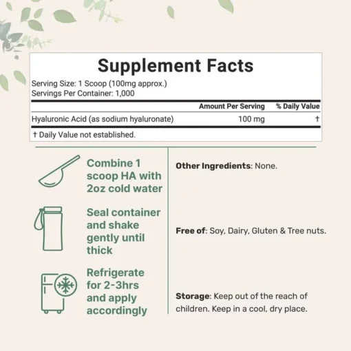 Seurico™ Hyaluronic Acid Powder