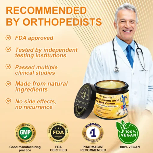 Seurico™ Botulinum Toxin & Bee Venom Pain-Relief Bone Healing Cream