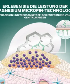 Seurico™ Magnesium Mikropin HPV Genitalien Warzen Entfernung Patch Pro