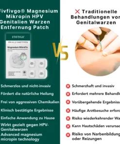 Seurico™ Magnesium Mikropin HPV Genitalien Warzen Entfernung Patch Pro