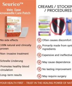Seurico™ Vein Ease Microneedle Care Patch
