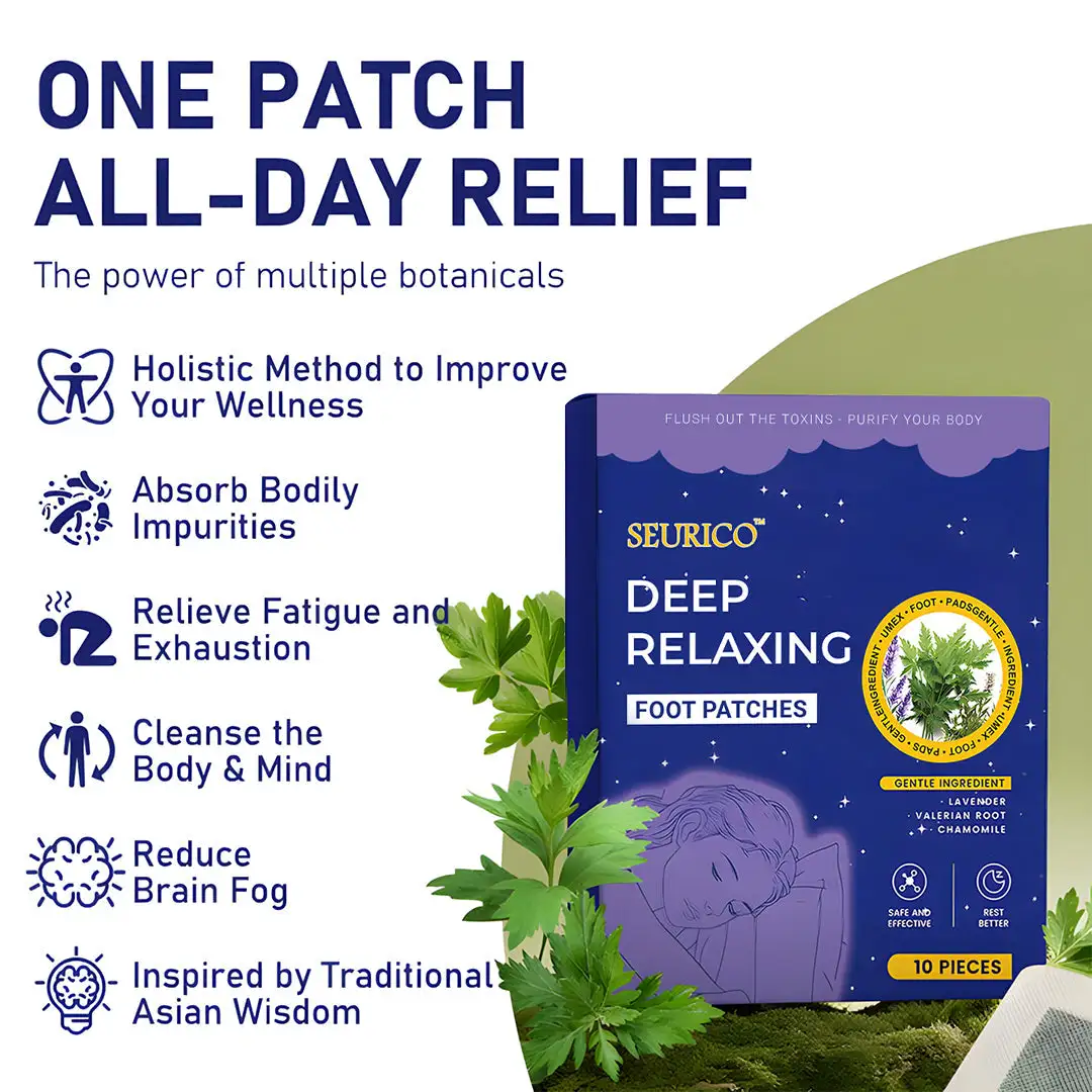 Seurico™ Deep Relaxing Foot Patches