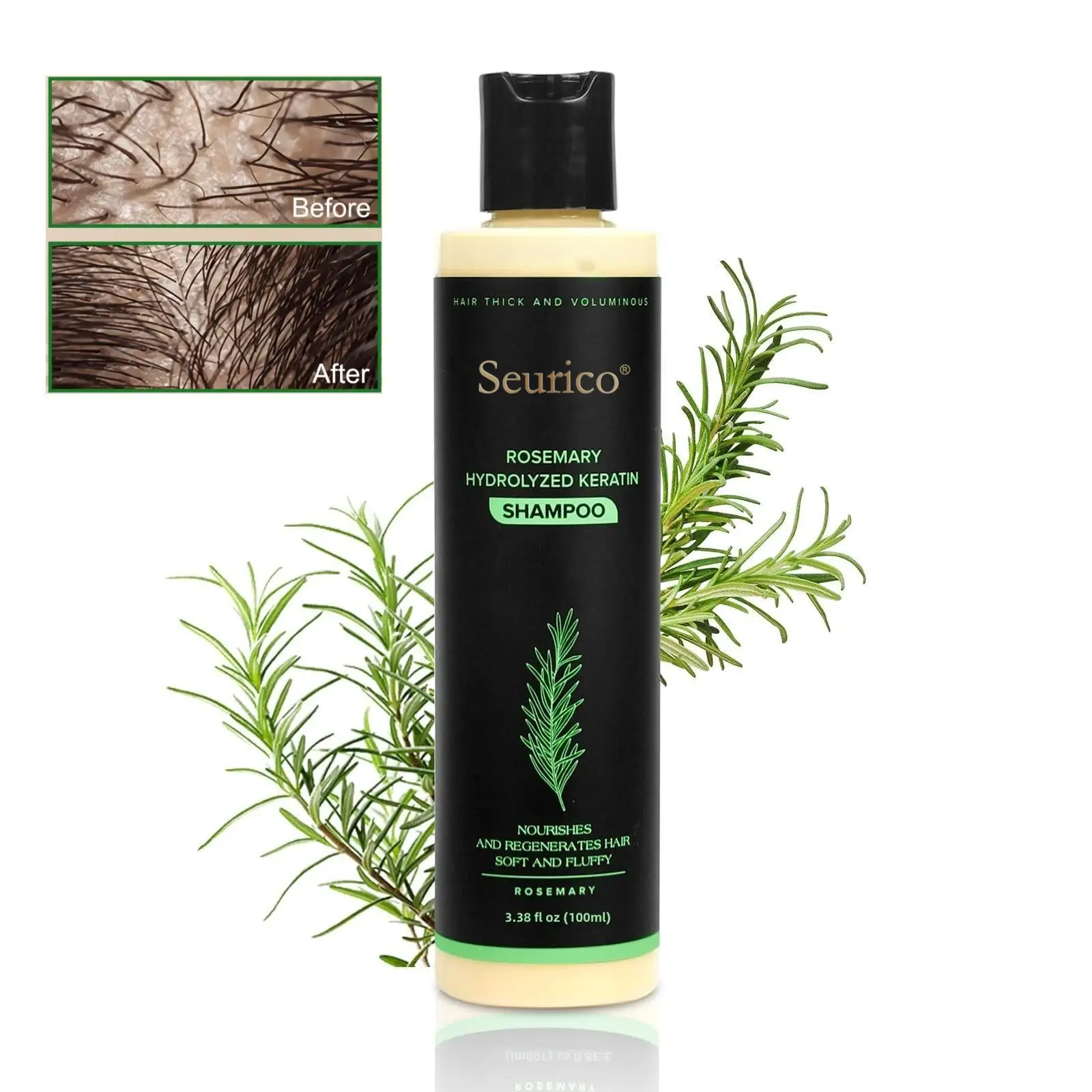 Seurico Organic Rosemary Hair Growth Shampoo & Hair Conditioner