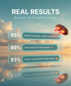 Seurico® 660 nm Red Light Therapy Mitochondria ATP Powered Nasal Relief