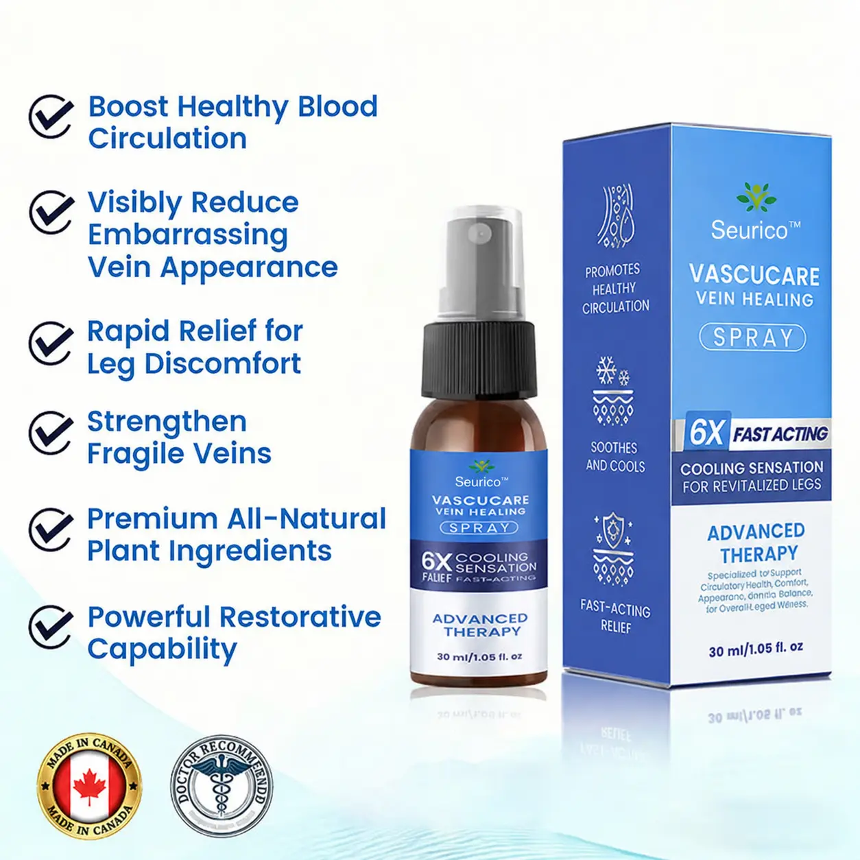 Seurico™ Advanced Vein Healing Spray